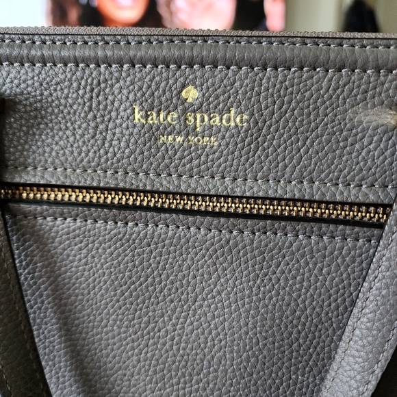 Kate Spade Pebble/Suede leather satchel - Picture 2 of 14